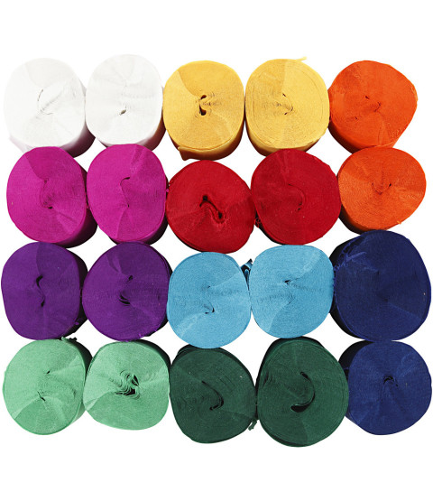 Crepepapir, 20 ruller