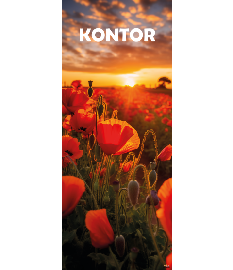 Dørfolie - Valmuemark