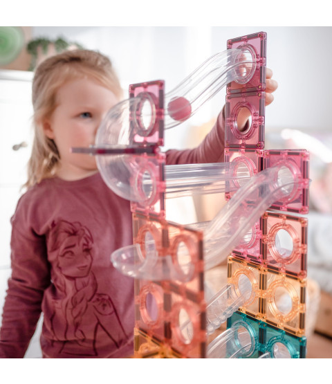 Connetix kuglebane 106 dele pastel