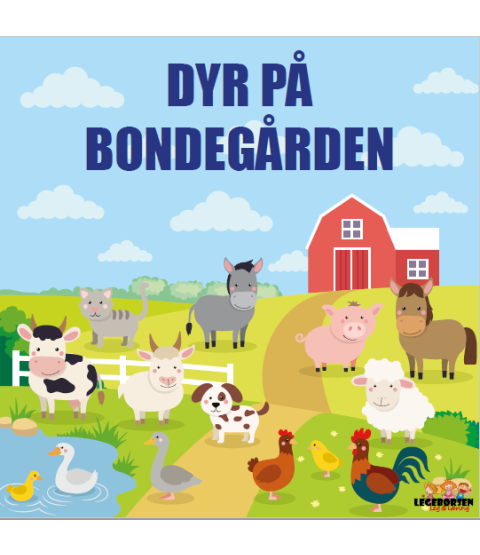 Læringstavle - Dyr på gården