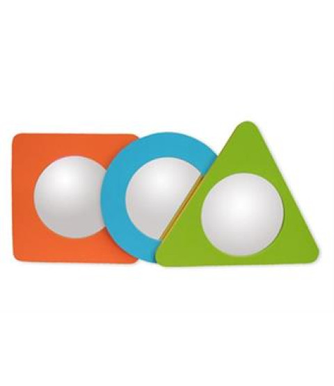 Spejl sæt i skum a 3 stk.