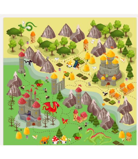 Læringsmåtte - Eventyrland