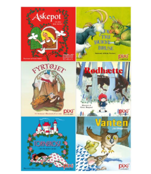 Pixi-Serie Eventyr, 6 bøger