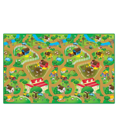 Legetæppe - Bondegård 200 x 120 cm