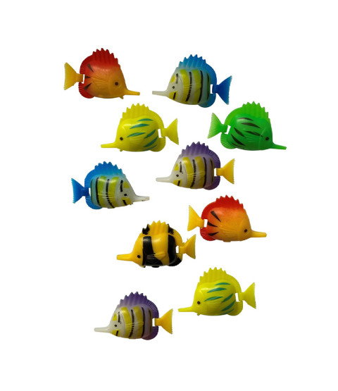 Fisk til boblerør, pakke med 10 stk.