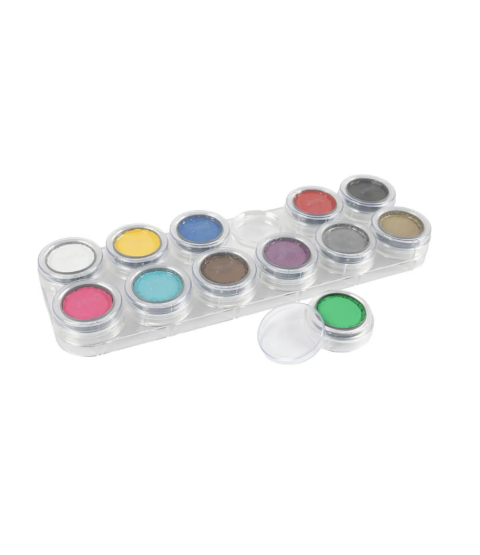 Grimas ansigtsmaling sminkepalette 12 dåser
