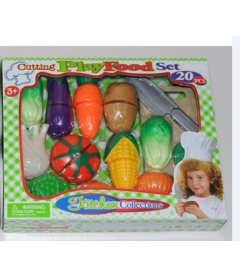 Legemad - Grøntsager m/ velcro