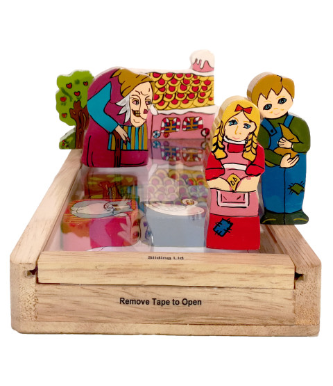 Hans og Grete puslespil/bordteater