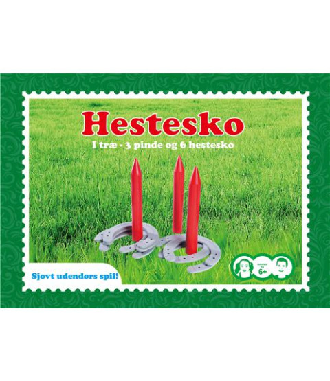 Hestesko-spil i træ