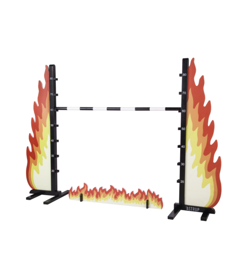 Springbarre til kæpheste, ild