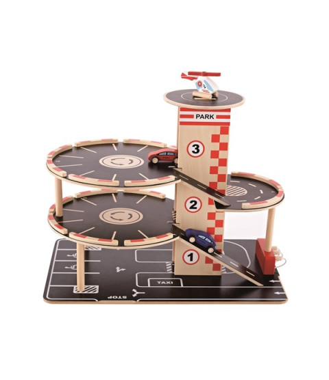 Trægarage / parkeringshus