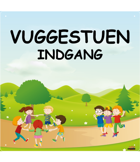 Facadeskilt - Indgang Vuggestue