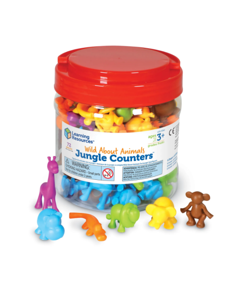 Jungledyr - tælledyr i spand