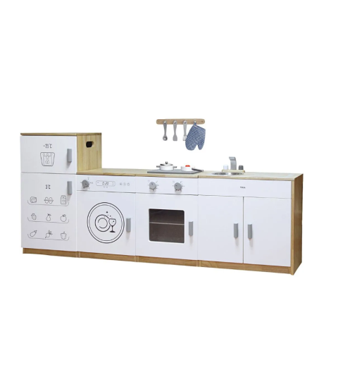 Komplet legekøkken i træ