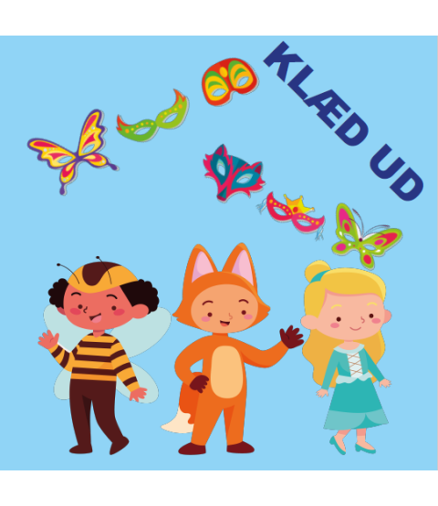 Læringsmåtte - Udklædning 100x100 cm