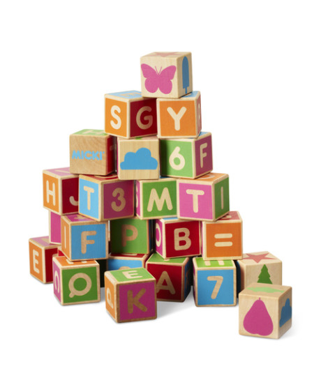 Byggeklodser alfabet 