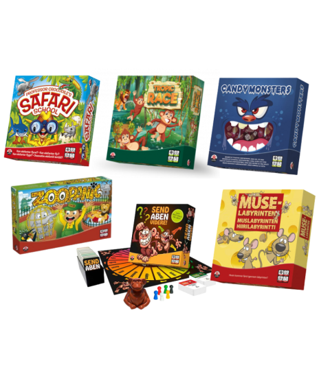 Spilpakke - 6 spil