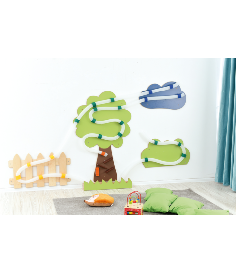 Kuglebane med skovtema