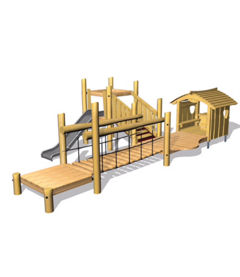 Lilleput-by - klatrestativ