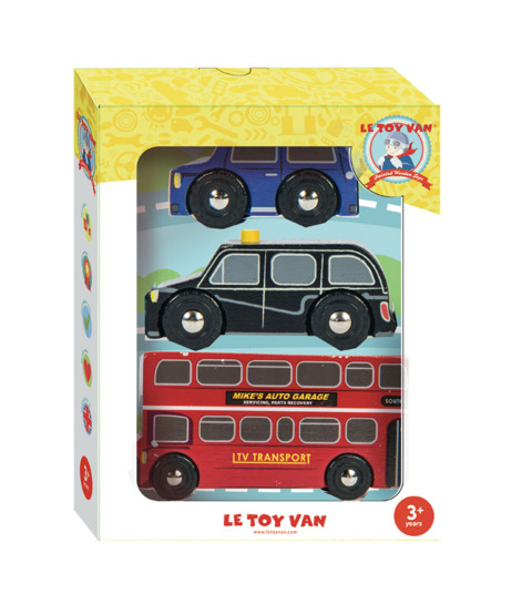 Lille Londonsæt i træ