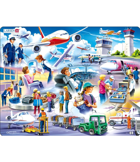 Puslespil, lufthavn 42 brikker
