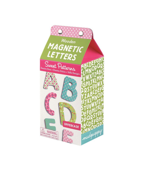 Træmagneter - Blokbogstaver 