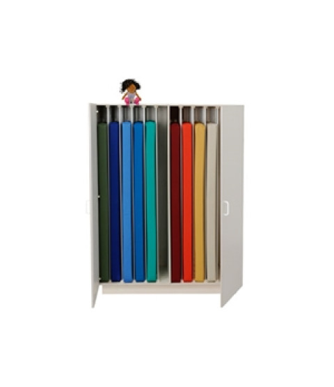 Madrasskab til 12 madrasser m. låger                     