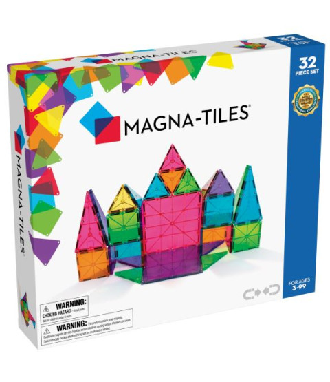Magna-Tiles Klare farver 32 dele