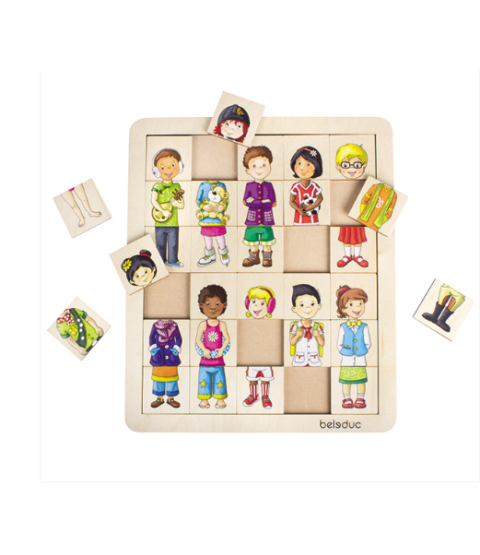 Match & Mix puslespil - Børn