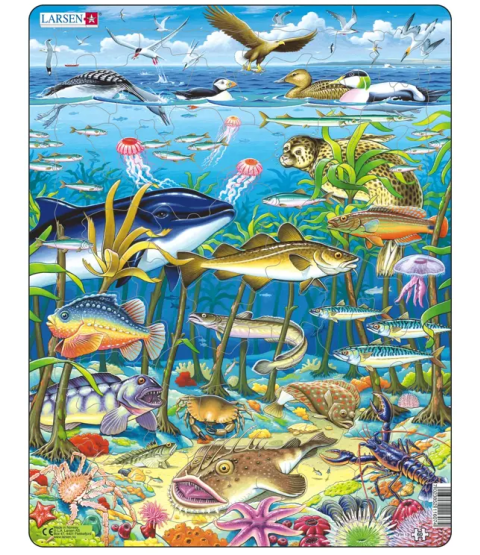 Puslespil, nordiske hav 60 brikker