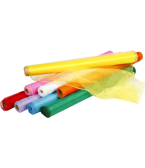 Organza, 8 ruller