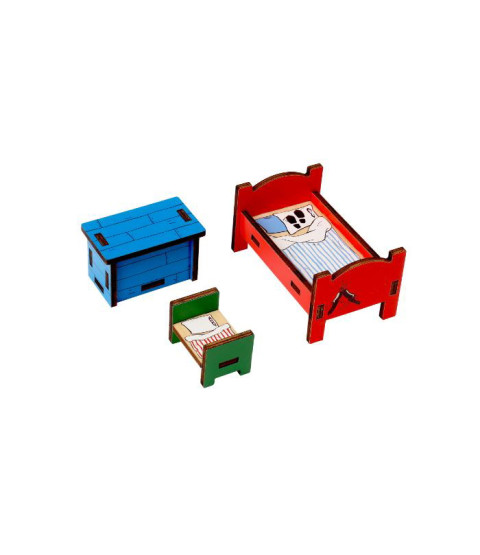 Pippi møbelsæt soveværelse
