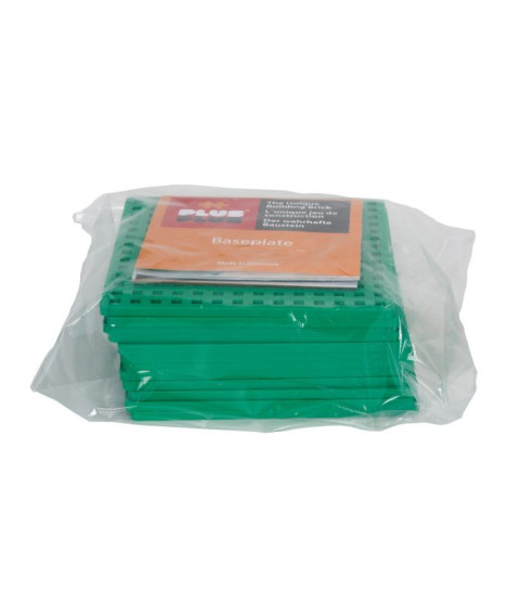 Plus Plus byggeplader, 12 stk. grøn