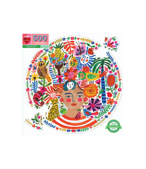 Puslespil m. 500 brikker - Positivitet