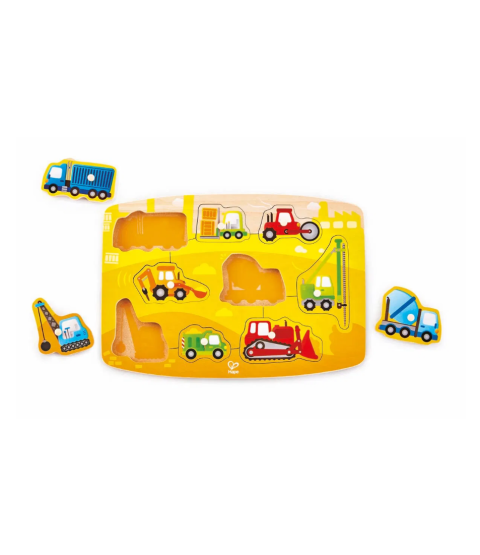 Knoppuslespil bondegård 8 brikker