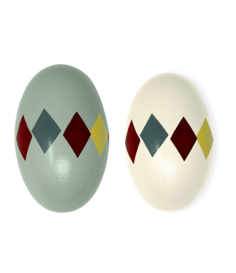 Rasleæg Harlekin, 4 stk.