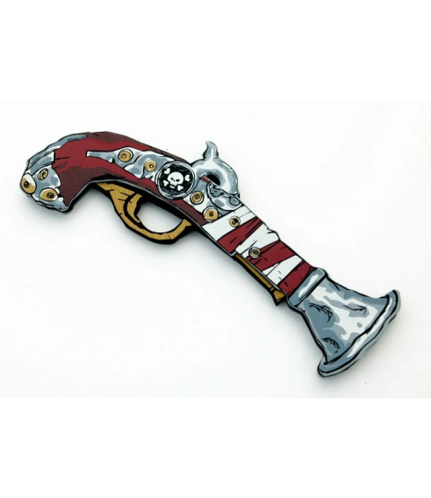 Piratpistol Red Stripe