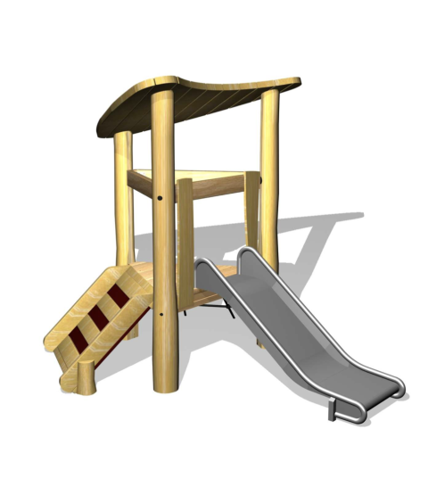 RUBINA Tårn med rutsjebane & tag