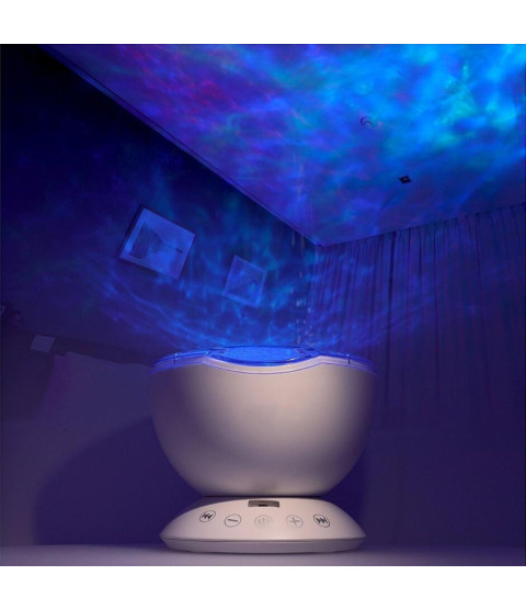 Projektor med lyd og højtaler "Ocean"