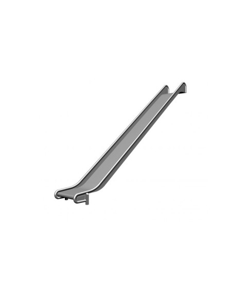 Rustfri rutschebane H=175-200 cm 