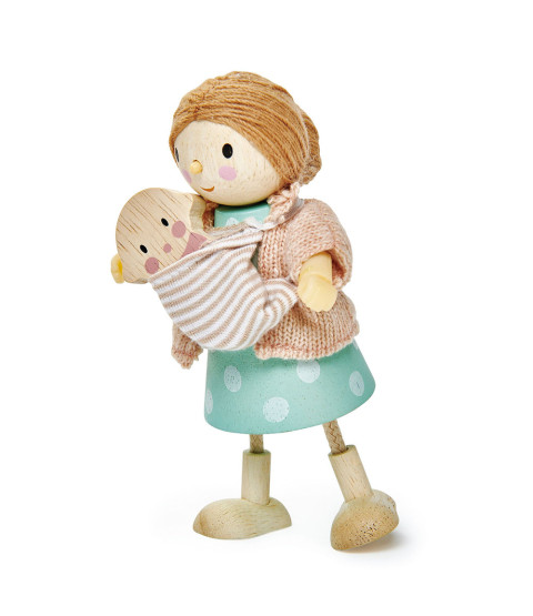 Dukkehusfigurer - Fru Goodwood og baby