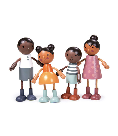 Dukkehusfigurer - Familien Humming Bird