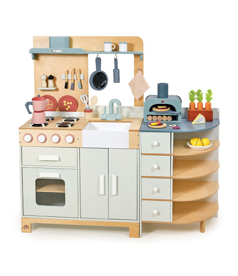 Mega legekøkken inkl. tilbehør - La Fiamma