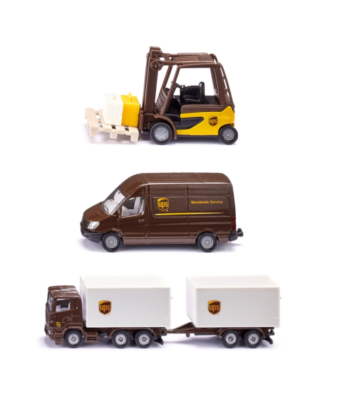 Siku UPS logistikbiler - 8 cm