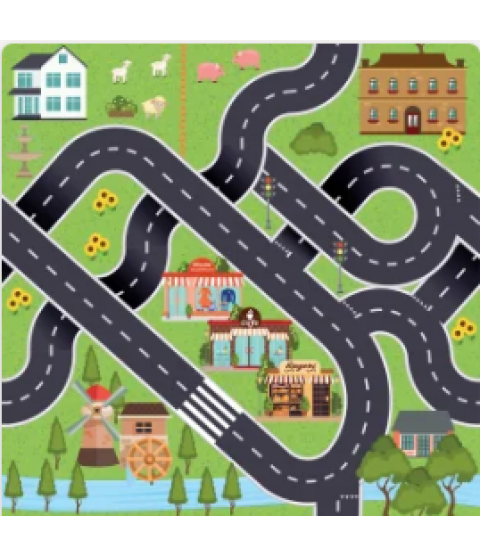 Læringsmåtte - Vejbane kontinuerlig #1