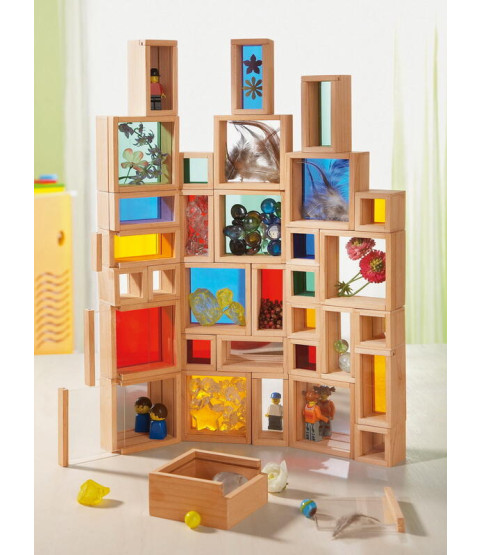 Byggeblokke med vinduer