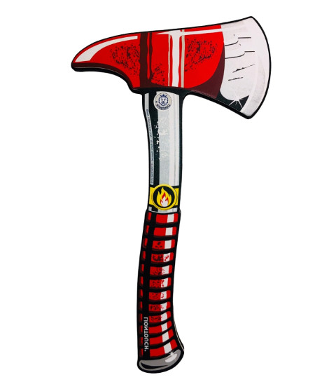 Brandmandsøkse i skum