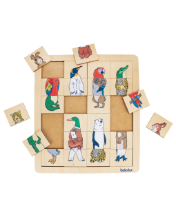 Match & Mix puslespil - Dyreriget