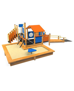 Quadro Set with Sandpit 