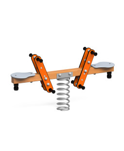 Vippe på fjeder Enkel / metalbase